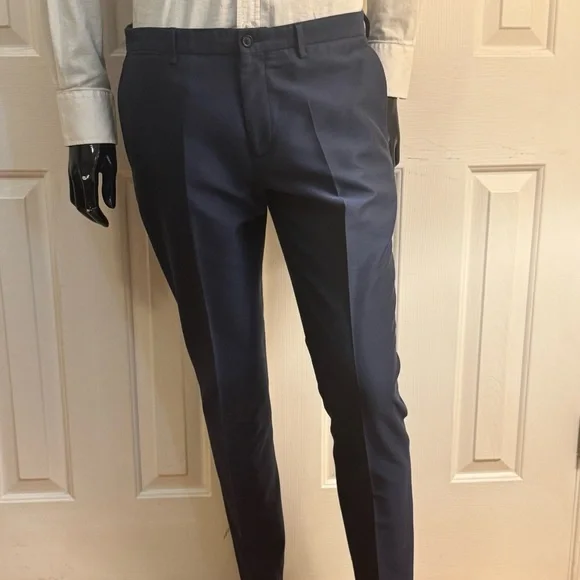 Zara Blue Slim Fit Suit Wide Lapel - Picture 5 of 6